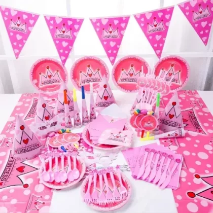 Pink Princess Party Set